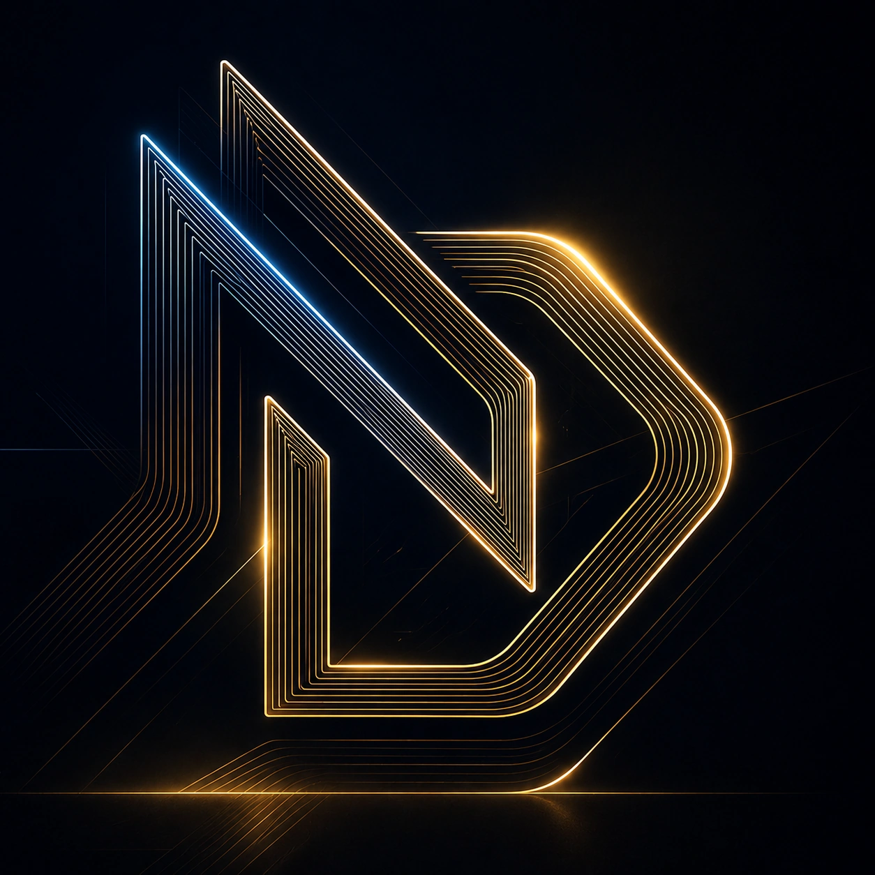 Nina Creative Designs illuminated ND emblem